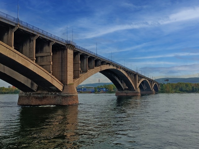 Коммунальный мост Красноярск