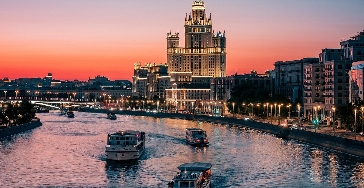 Речной трамвайчик в Москве